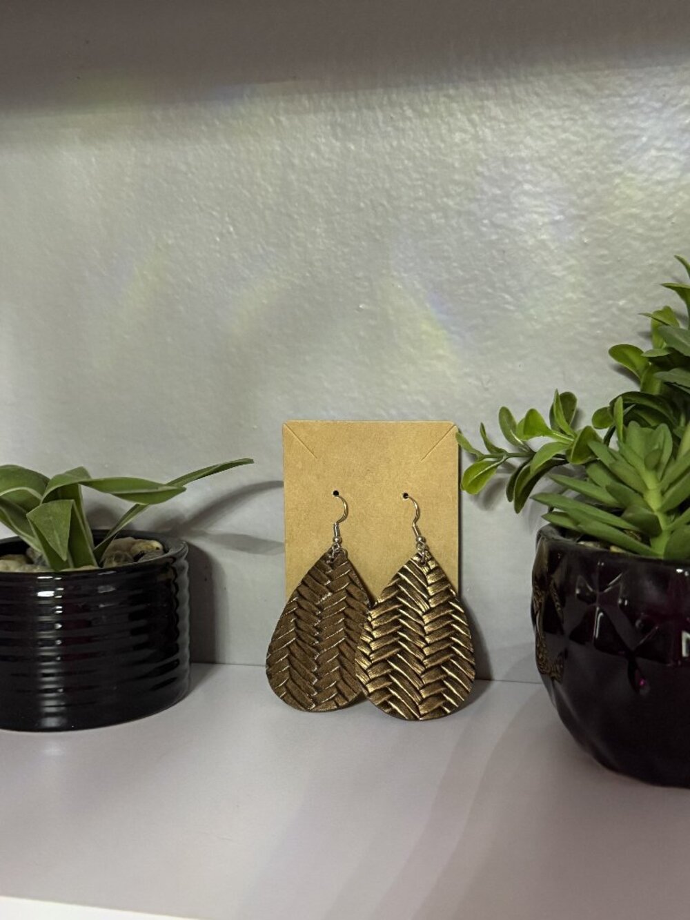 Bronze Metallic Earrings From My Small Business